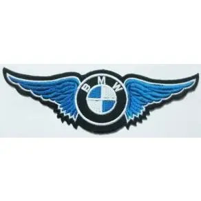 BMW Logo Med Vinger 34cm - Rygmærker